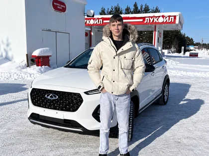 Владелец белого Chery Tiggo 3X после выдачи в Югорске